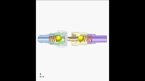 Pipe connection 1480p | Mechanisms |Mechanical Engineering | Design Concepts |