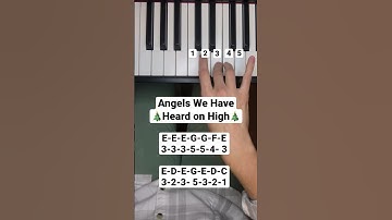 Thumbnail of Angels We Have Heard on High 🎄 Piano Tutorial 🎹 #pianotutorial #christmas #easypianotutorial