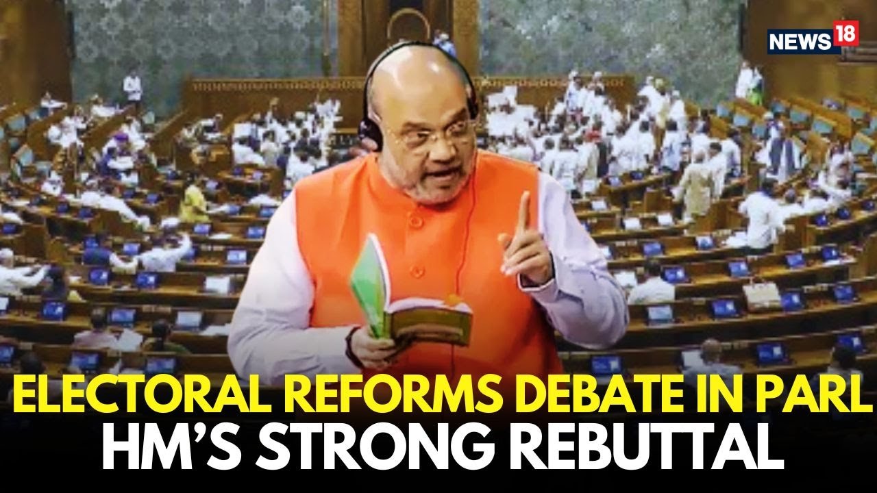 Live: Amit Shah Speech On Electoral Reforms In Parliament | Elections | Winter Session 2025-N18L