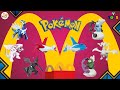 McDonalds Colección Completa Happy Meal Pokémon Legendarios 2018