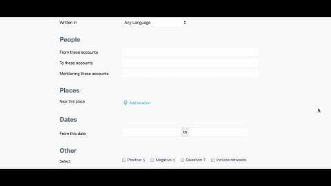 How to use Twitter Advanced Search for Lead Generation