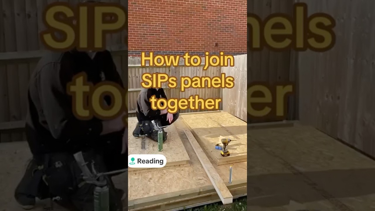 How to join your SIPs panels together #diy #diyideas #gardenroom #diyprojects #learningfun