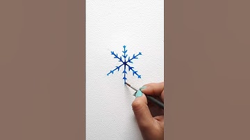 This cute lil snowflake literally took a couple of secs❄️❄️