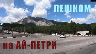 ПЕШКОМ НА АЙ-ПЕТРИ. КРЫМ 2019. ЯЛТА. КОРЕИЗ.