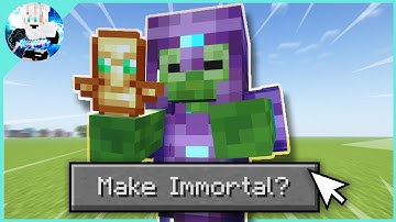 How to make a Zombie Immortal┃Minecraft