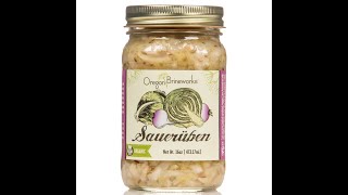 Azure Standard Product Review Oregon Brineworks Sauerkraut Saueruben Raw Fermented Organic