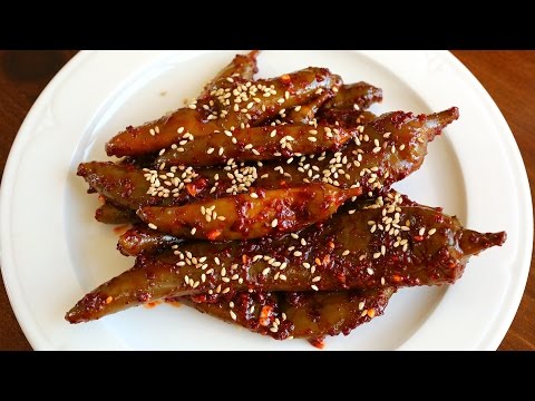Video: Koreansk Fylt Pepper