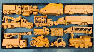 Cleaning Monster Car Toys, Fighter Jets, M16 Rifles, Garbage Trucks, Racing Motorbikes, Molen Trucks