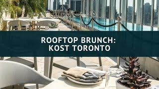 On the 44th floor of bisha hotel, you will find kost, latest rooftop
restaurant to open up in toronto. read our full review at
www.justsultan.com