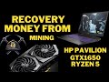 I bought a laptop of hp pavilion can i able to recover money from mining using their spec