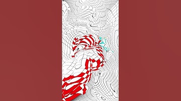 Illusion drawing - Corel Painter 2023 #shorts #art #digitalart