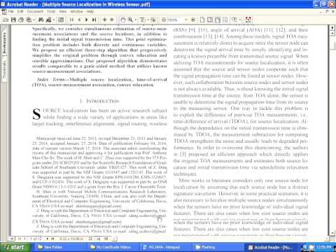 IEEE 2014 JAVA MULTIPLE SOURCE LOCALIZATION IN WIRELESS SENSOR NETWORKS BASED ON TIME
