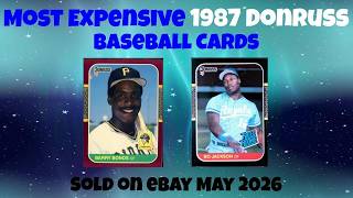 1987 Donruss Most Expensive eBay Sales Baseball Cards (May 2026)