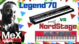 Legend&#39;70 vs NordStage2EX by MeX (Subtitles)