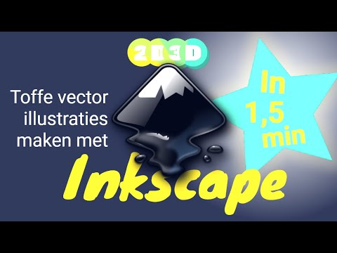 Inkscape in 1,5 min - Ontwerp je logo en vette vector kunstwerken