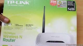 TP-Link budget WiFi N router TL-WR740N unboxing