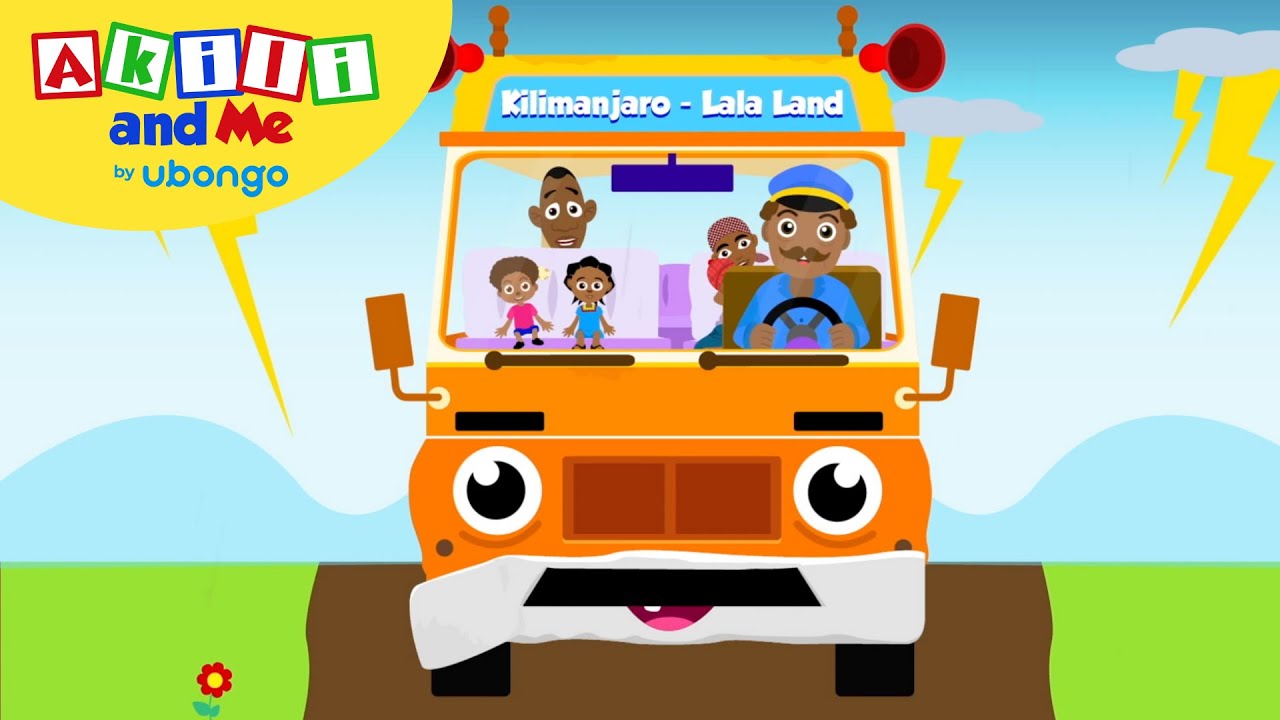 The Wheels on the Bus Go... | Nursery Rhymes with Akili | Kids Songs ...
