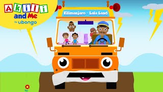 The Wheels on the Bus GO....! | Nursery Rhymes from Akili and Me | Learning videos for kids