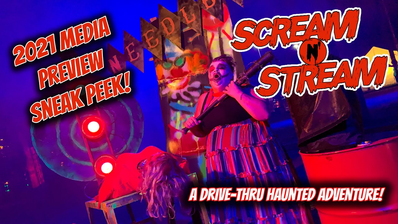 Scream N Stream 2021 Review - Oviedo Haunted Drive Thru | Zombies VS Clowns!