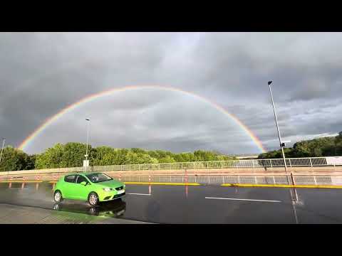 Spektakulärer Doppelregenbogen im Saarland – Ein seltenes Naturschauspiel