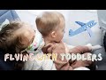 FLYING WITH TWO TODDLERS | fly to miami with us! one lap child + a toddler | KAYLA BUELL