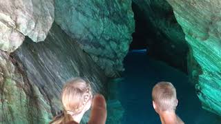 Download Lagu Magnificent boat trips with a driver in Lalaria \u0026 Blue Cave MP3