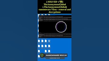 TheAnonymousGlobal (.TheAnonymousGlobal) ransomware Virus #shorts #trending #TheAnonymousGlobal