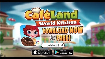 Ready for a party? Cafeland - World Kitchen play now on mobile!