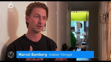 Marcel Bamberg bij Hart van Nederland over viral gaan met Troonrede