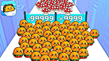 Food Run: Mix cute & Scary - Level Up Fruits (Satisfying Asmr Gameplay Mobile, Math Snack Run)