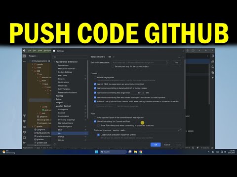 How To Push Code to Github from Android Studio
