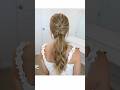 Faux French braid Ponytail • #hairstyleshorts #braided #hairstyle #braids #hairstyles #braidedhair