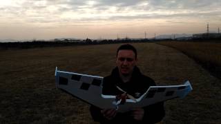 RC Flying Wing - First Try - FAIL #1