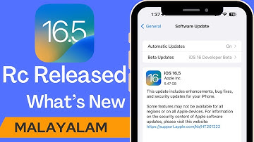 iOS 16.5 RC Released | iOS 16.5 Release Date | What’s New | Malayalam