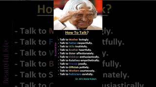 How to talk.....Dr.APJ Abdul Kalam quotes #motivation #quotes #shortsfeed #motivational #viralshorts