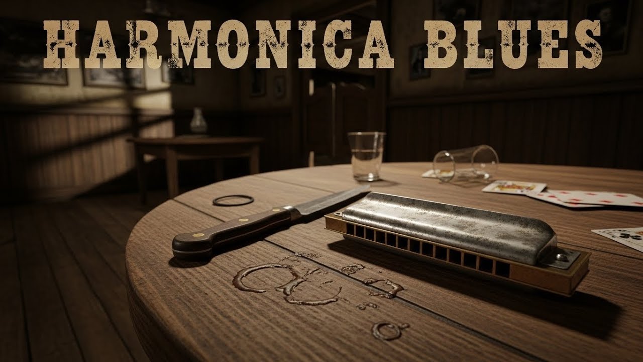 Acoustic Blues Harmonica – Fading Stars Before Morning