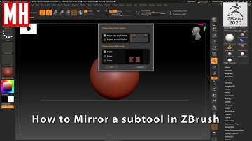 ZBrush Beginner Series 04 : How to mirror an object ?
