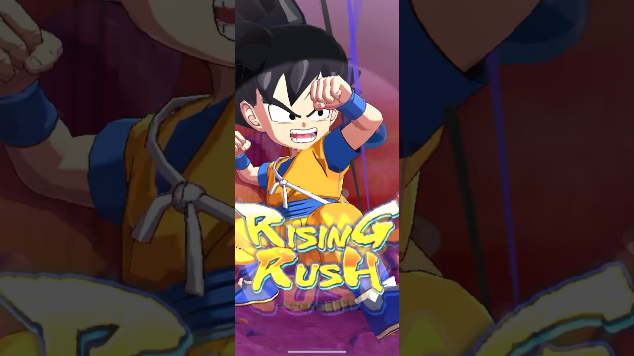 “Kid Goku Unleashes a Powerful Rising Rush!”