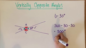 Geometry │ Vertically Opposite Angles