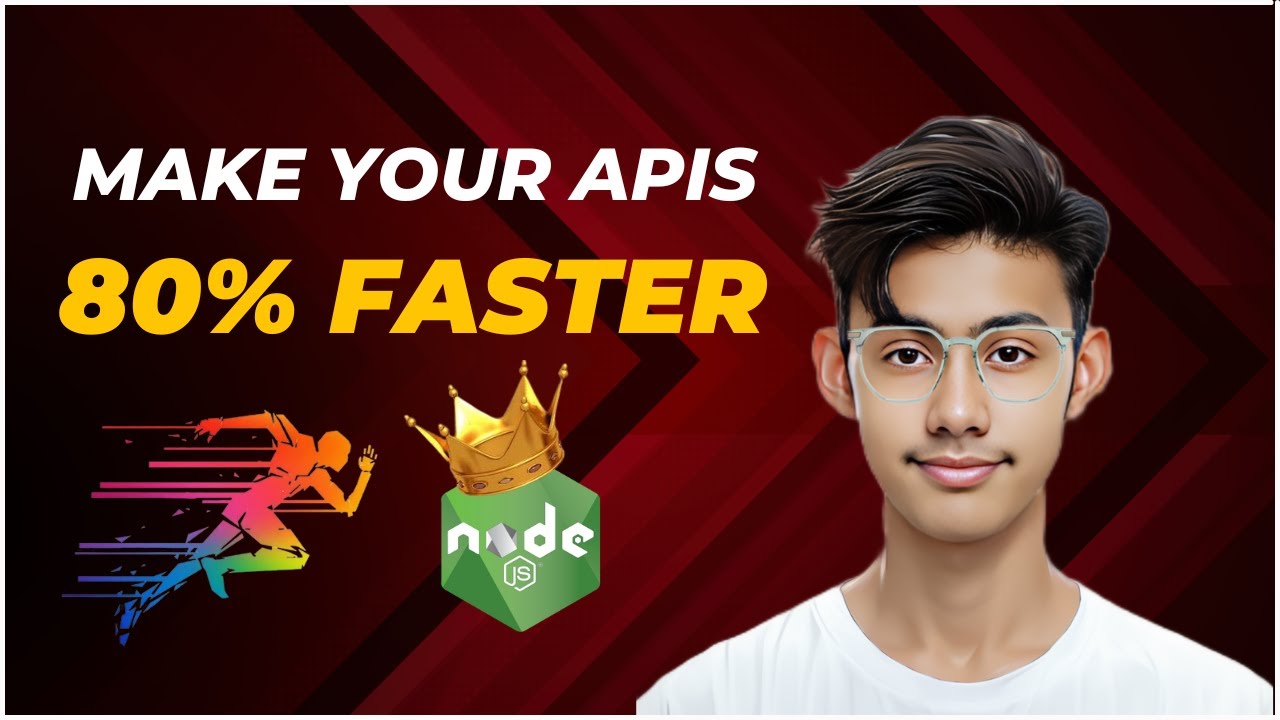 Make your Node js API FASTER || Node js api - YouTube