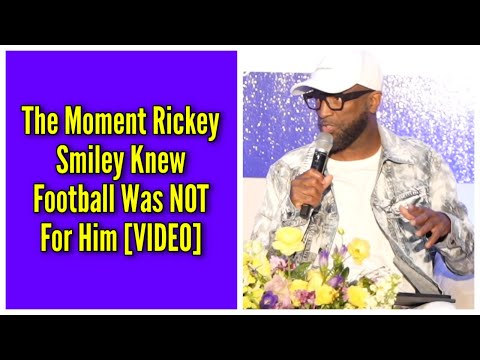 The Moment Rickey Smiley Knew Football Was NOT For Him