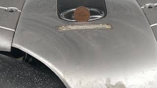 Lexus ls 430 balancing a coin on the engine while running on idle