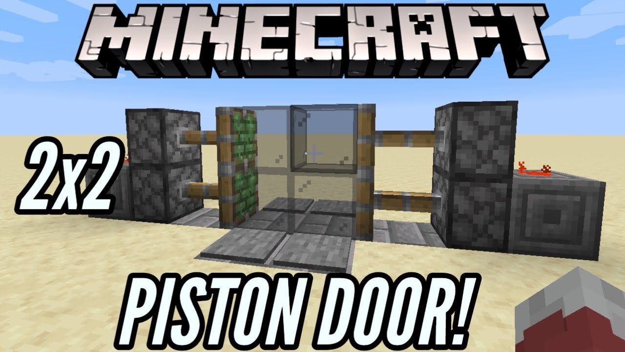 Minecraft 2111.2112111 EASY 211x211 PISTON DOOR TUTORIAL [Java, Bedrock, Pocket Edition]