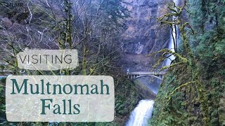 Visiting Multnomah Falls | Hiking Multnomah Falls Trail | MLMR Travel Vlog