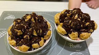 Gerçek Lezzet Gerçek Profiterol Her Zaman Tam Tutan Pastane Usulü Hamur Işleri Tatlılar Çikolatalıla