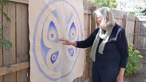 Cosmic Butterfly Labyrinth by Marilyn Larson