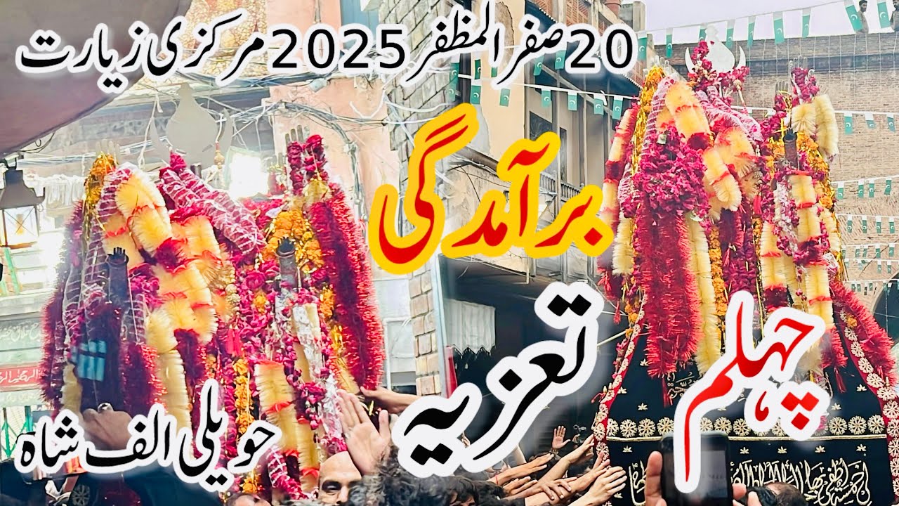 20 Safer 2025 | Baramdagi Markazi Ziyarat Taziya | Chahlum Imam Hussain AS | Haveli Alif Shah