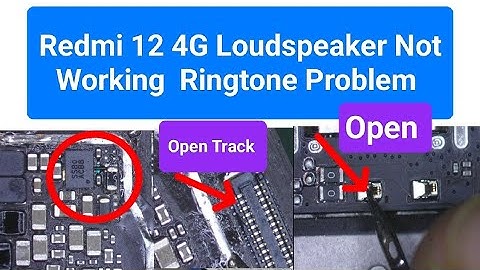 Redmi 12 4g Loudspeaker Not Working / Redmi Note 12 Speaker Not Working