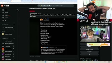 Octane & ZooMaa React to Specialist Back in Black Ops 7 + More! (Control is out,no tac sprint...)