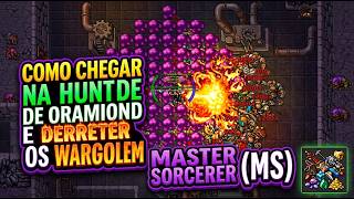 DERRETI OS GOLEMS! ⚡ A Hunt Secreta de Master Sorcerer em Oramond LVL 120+